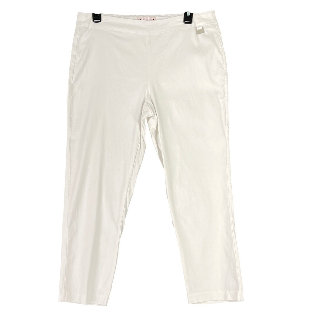 Nanette Lepore Cropped Trousers Womens Sz 10 Minimalist‎ Quiet Luxury Old Money